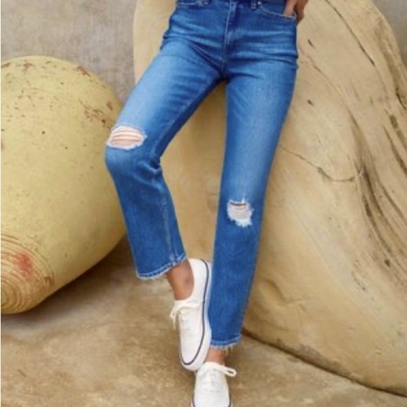 AYR Denim - AYR “The Yes Yes Yes” Straight Ankle High Rise Super Soft Jeans Size 25